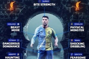 德转万圣节最可怕球员：苏牙咬合力、C罗身体素质、梅西杀手本能